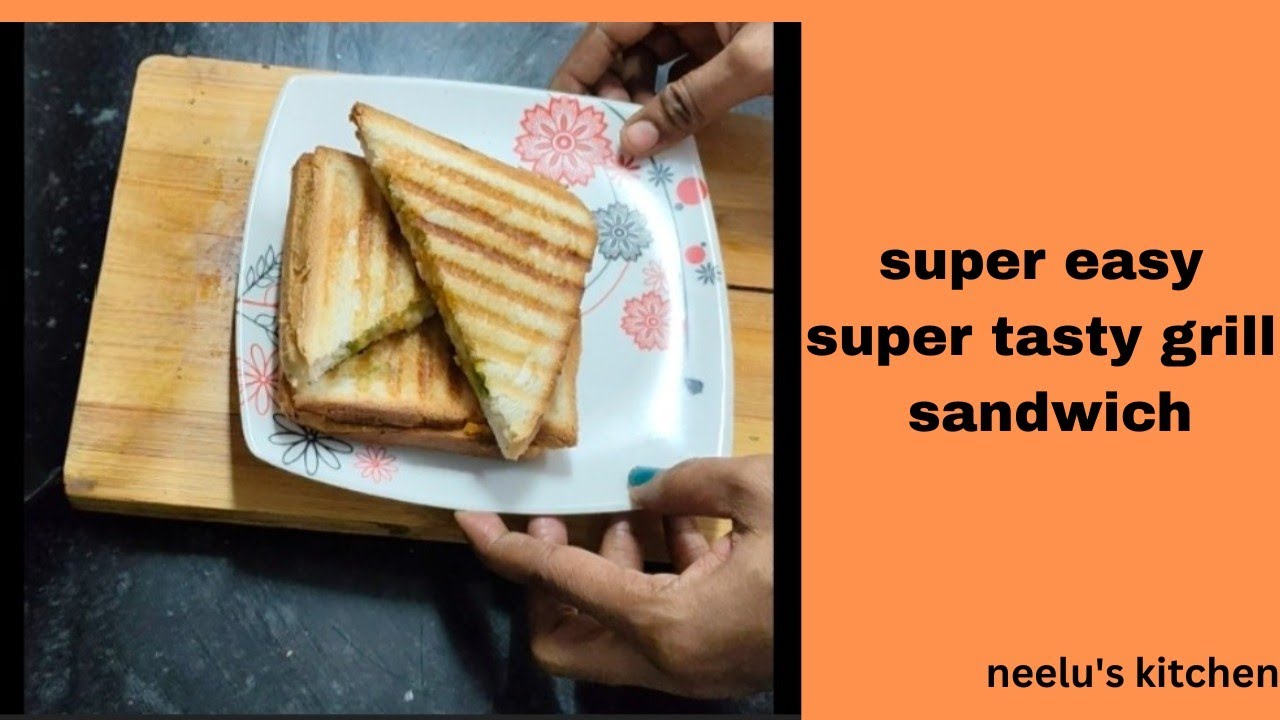 Cafe style veg grill sandwich//super easy super tasty 🥪😋//Bombay sandwich recipe#neelu's kitchen 