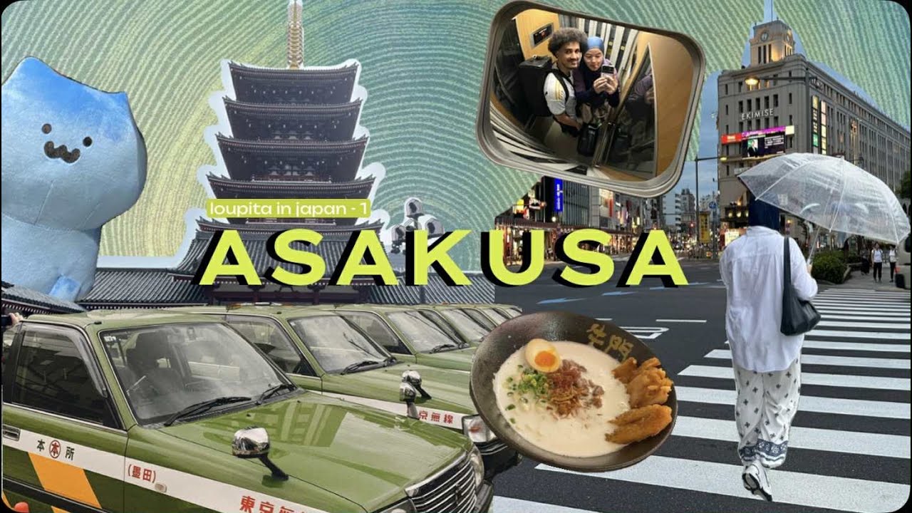loupita au JAPON 1 (premier jour à Asakusa !!)