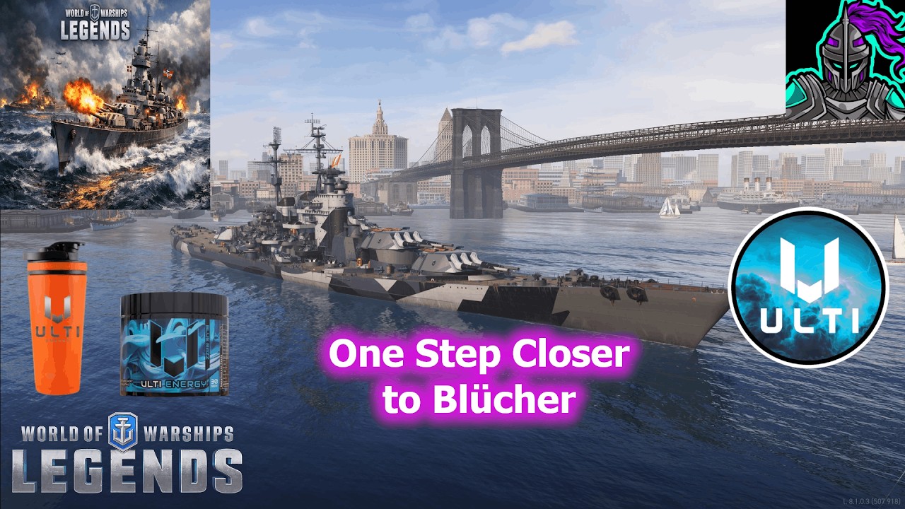 One Step Closer to Blucher | World of Warships Legends