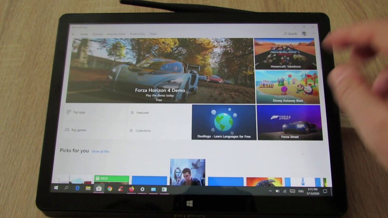 Windows 10 Home 64bit latest version 1909 build 10.0.18363 installed on Pipo X10 Mini PC