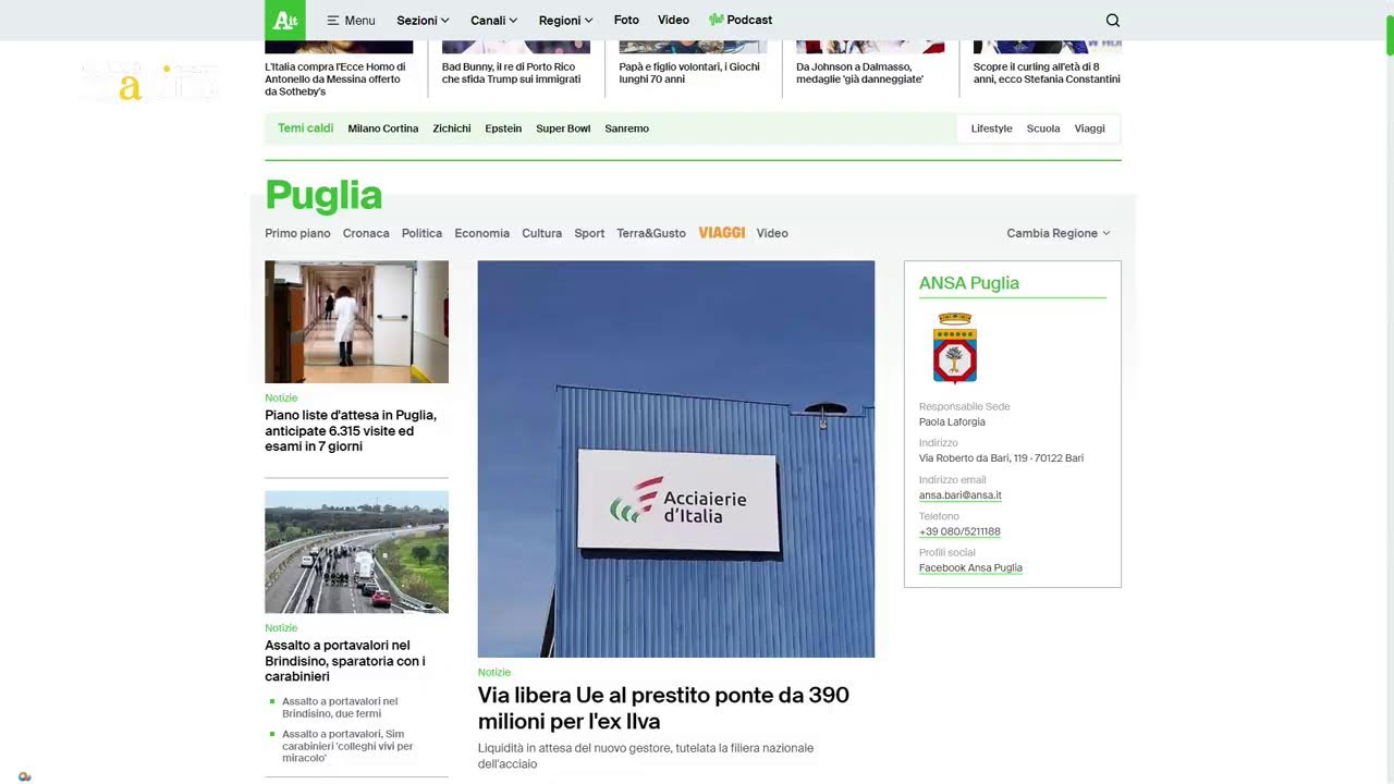 🌅 LIVE ORA: DI BUON MATTINO 🌅 L’attualità, le notizie e gli ospiti del giorno insieme a Marina Luzzi