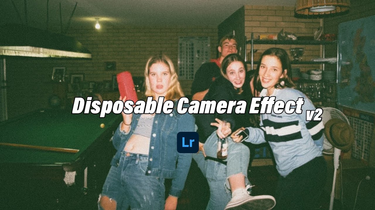Disposable Camera Effect 📸 Lightroom Preset | Disposable Preset | VSCO Inspired Presets