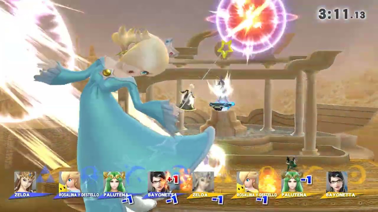 Smash Wii U - Team Girls Battle (Only Blast and Screen KO) #12