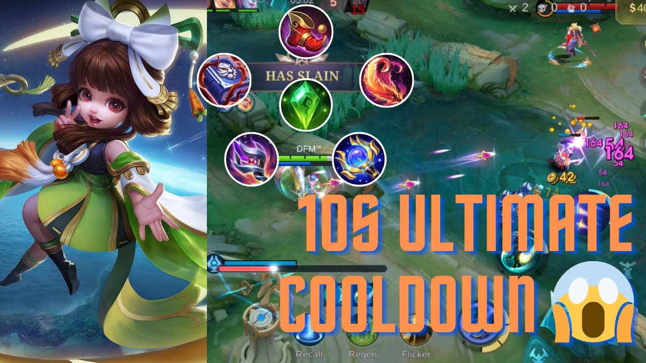 Mobile Legends | Chang&rsquo;e Mid Lane MVP 🌙🔥 | NO CD, NO Mana Consumption Build!