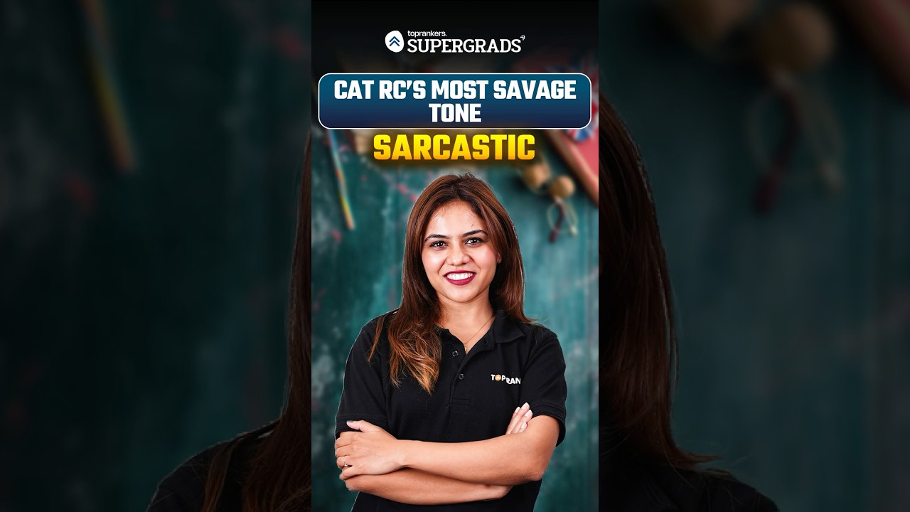 Sarcasm in CAT RC: Are You Falling for the Author&rsquo;s TRAP? | CAT 2026 RC Tone Mastery 🚀 #shorts