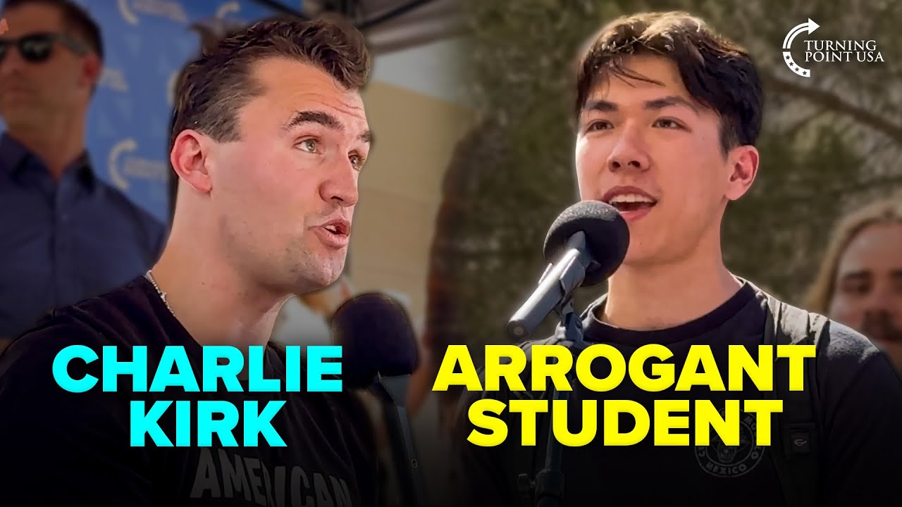 Charlie Kirk Puts ARROGANT College Student In His Place 👀🔥 | Best Debates