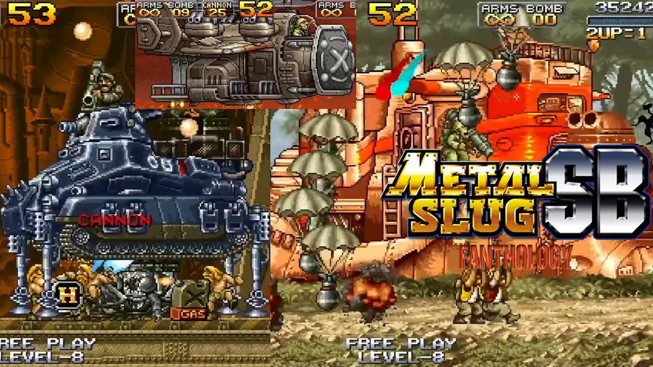Metal Slug Misiones perdidas Fanthology Level 8 60fps #kofnodead #metalslug3 #reels #shorts #fangame