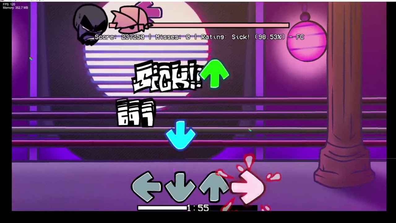 11.25 FNF Rejected NK FC Clear!! - The Unknown Sides Fanchart | 프나펑 리젝티드 NK 풀콤보 클리어 [ 50 SPECIAL ]
