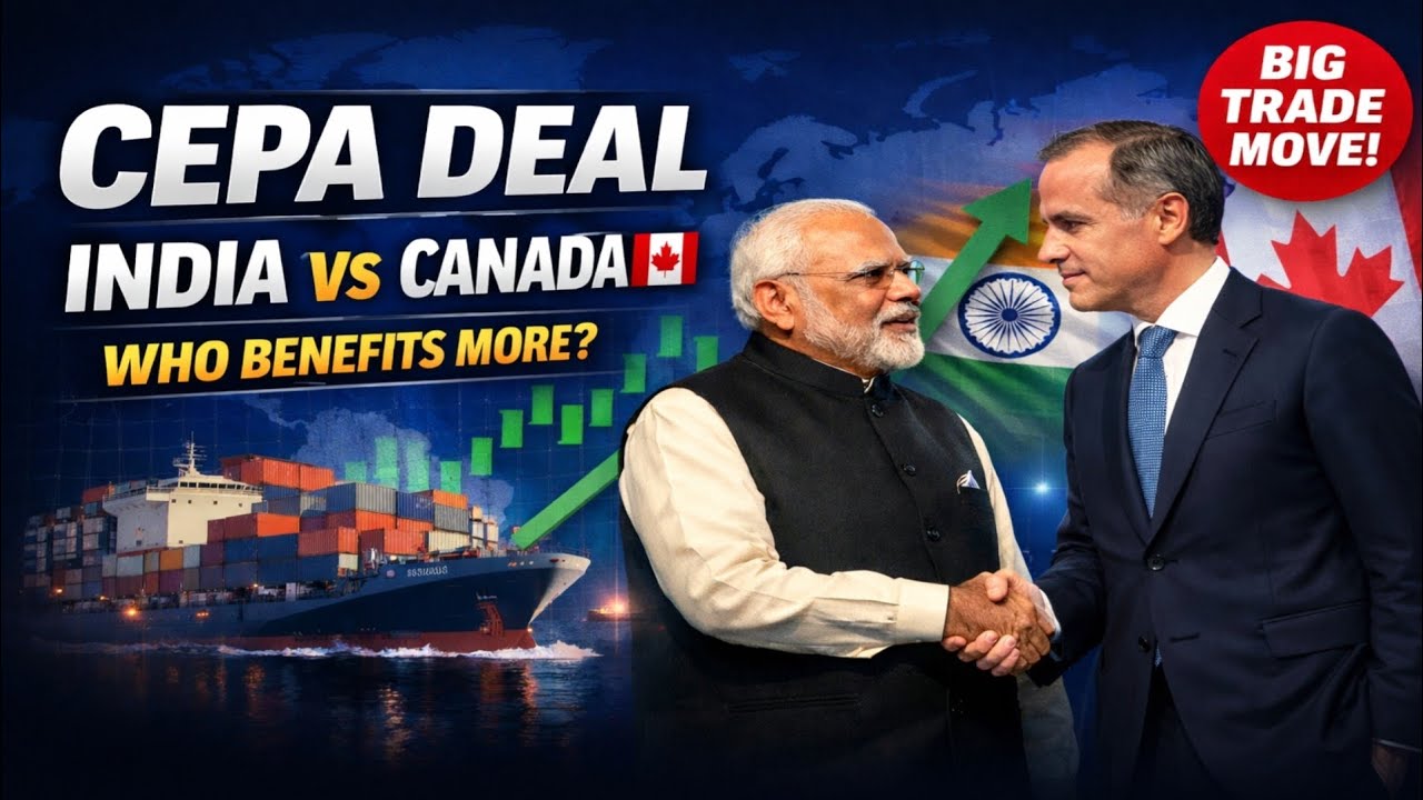 India & Canada Set to Sign Massive Multi-Billion Dollar Deals During Carney Visit! | CEPA Deal