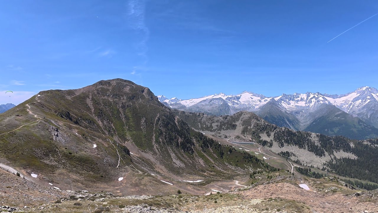 Беговая дорожка, панорамный маршрут Шпайкбоден-Альпы, часть №5 ⛰️🌞💚Видео в формате 4K
