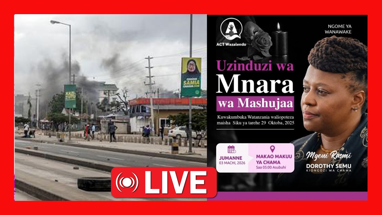 🔴#LIVE: MATUKIO YA OKTOBA 29 YAWAIBUA NGOME YA WANAWAKE/WANATEMA CHECHE MUDA HUU..