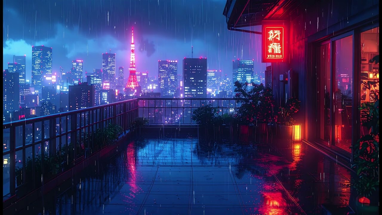 Rainy Balcony Chill Lofi Vibes for Study & Relax