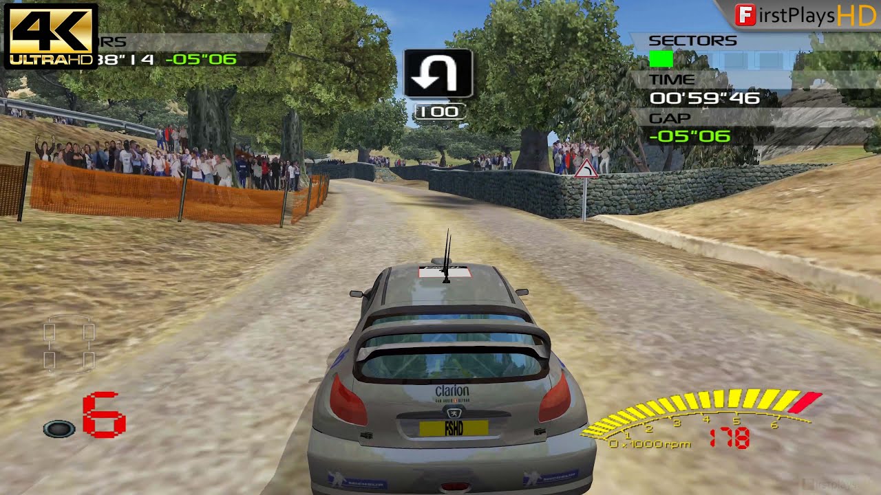 V-Rally 3 (2003) - PC Gameplay 4k 2160p / Win 10