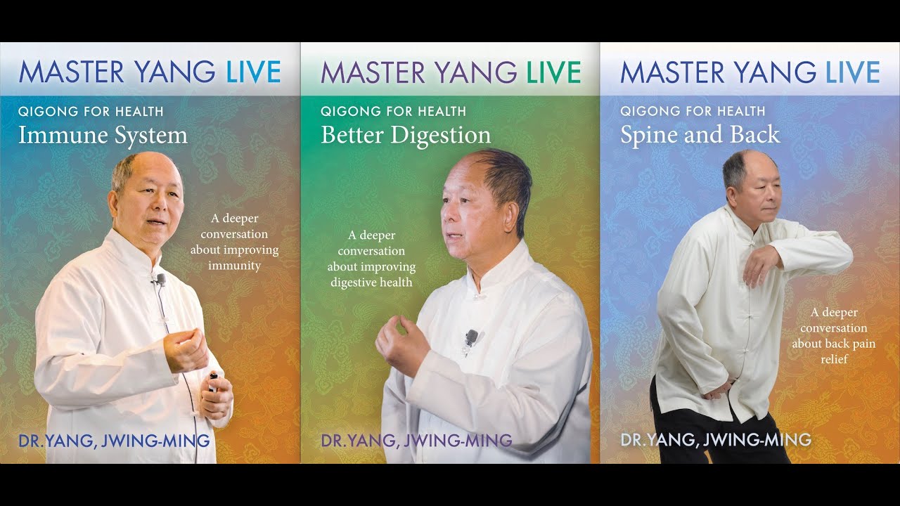 Qigong for Health: Better Digestion MASTER YANG LIVE preview Dr Yang, Jwing-Ming YMAA qigong lesson
