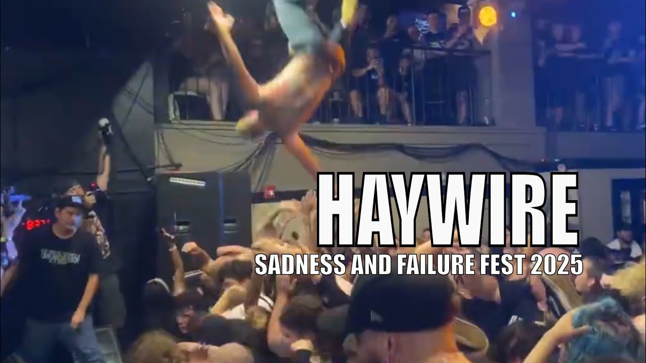 HAYWIRE Live at Sadness and Failure Fest 2025 | Boston Hardcore Band Destroys Worcester Palladium!