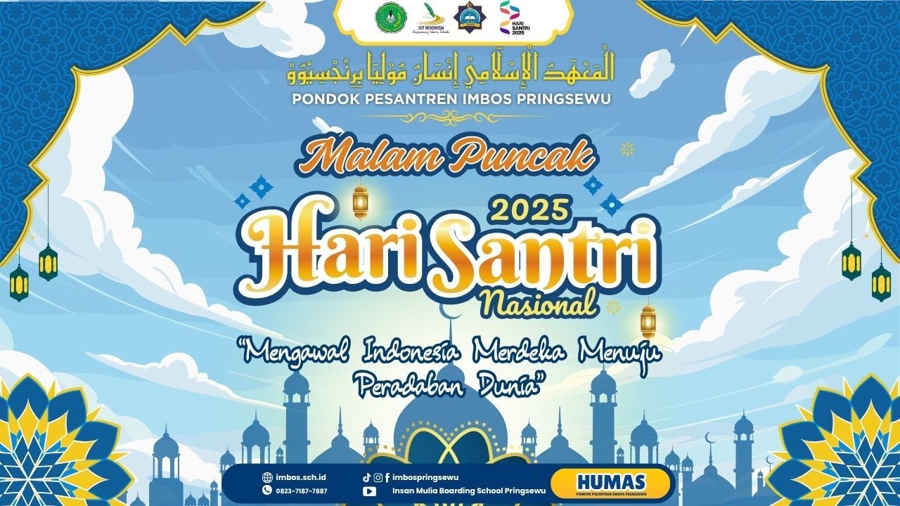 MALAM PUNCAK HARI SANTRI NASIONAL 2025 | PP IMBOS PRINGSEWU