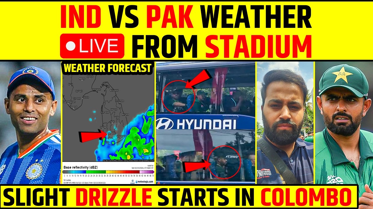 🔴LIVE FROM COLOMBO - WEATHER IMPORVED? TEAM PRACTICE & PC UPDATE