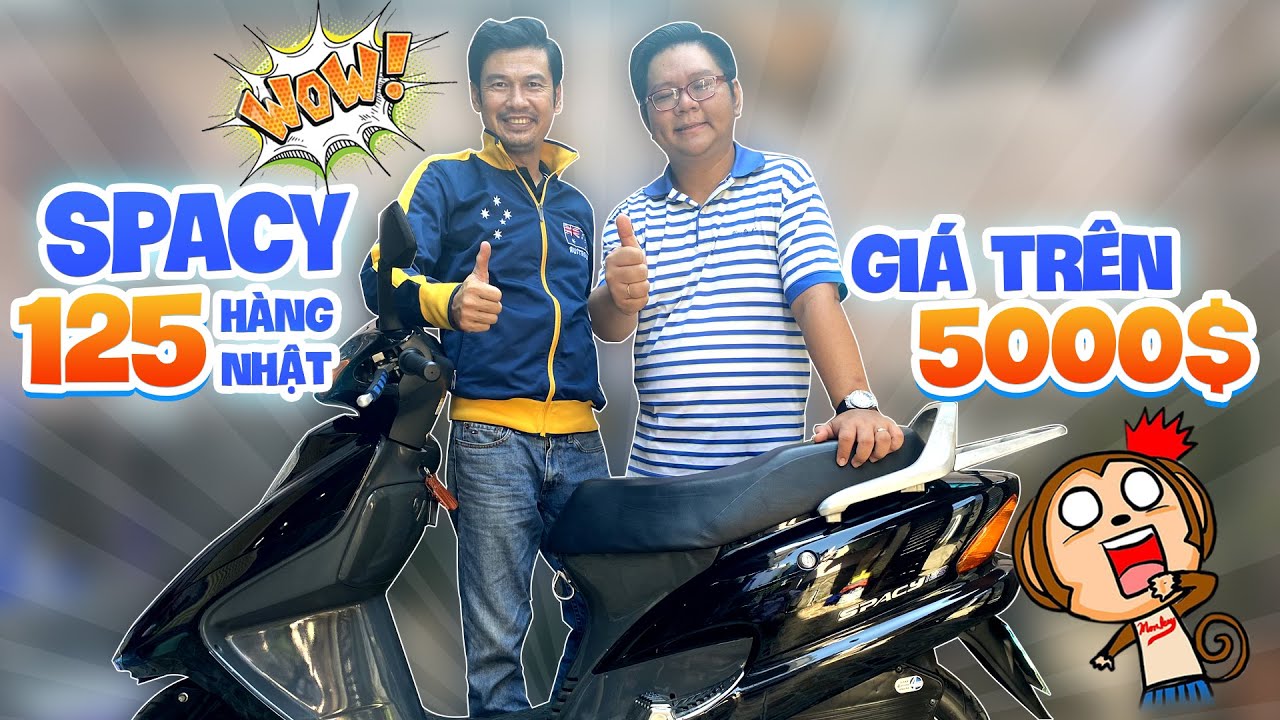 Nghệ Sĩ Tiết Cương review Spacy 125 thắng tay hàng Nhật đời 2008 trị giá trên 5000 USD
