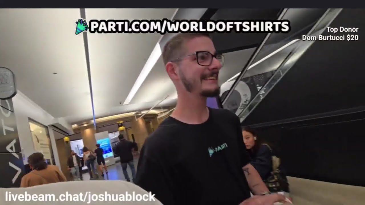 JOSHUA BLOCK (WORLD OF T SHIRTS) CRASH in HOLLYWOOD!!!