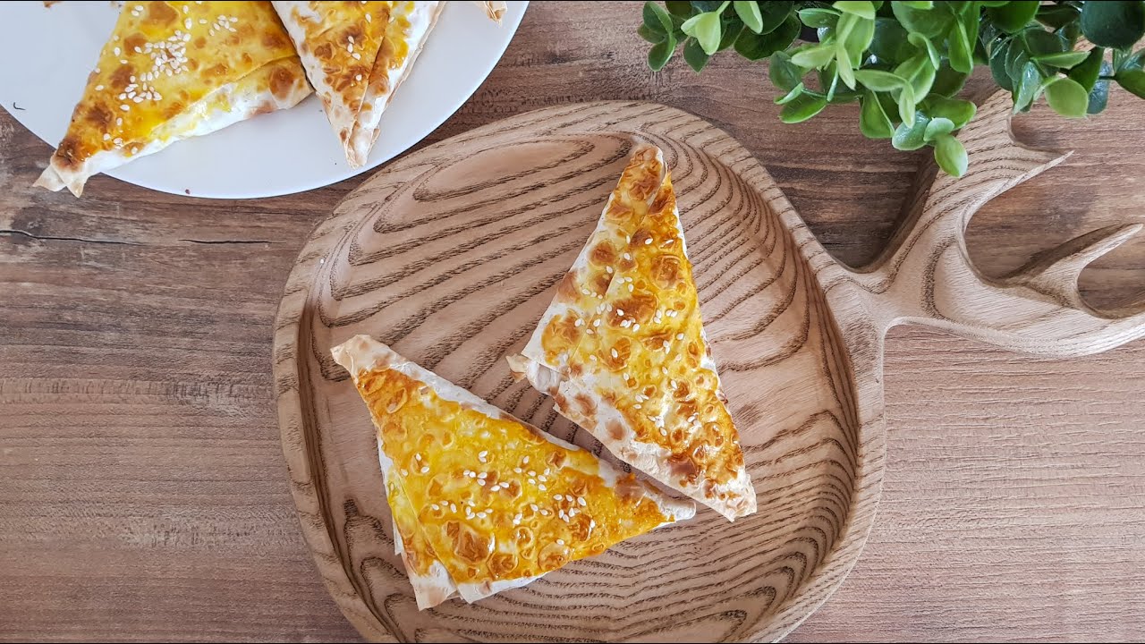 ПП ТРЕУГОЛЬНИКИ из ЛАВАША с Сыром и Творогом