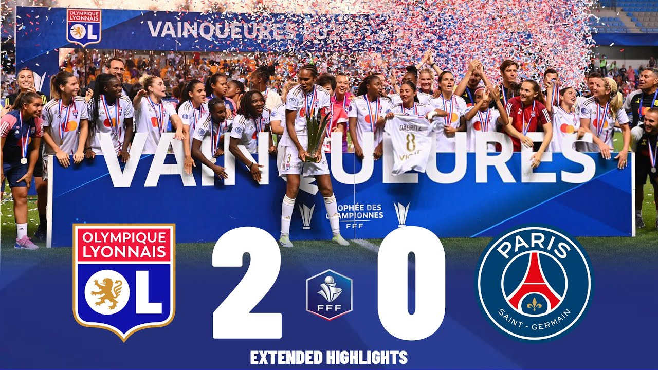 Olympique Lyon vs Paris Saint Germain | Highlights | Women's France Super Cup 10-09-2023
