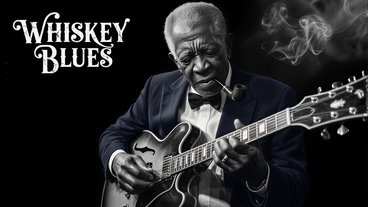 Deep Night Whiskey Blues - Relaxing Guitar