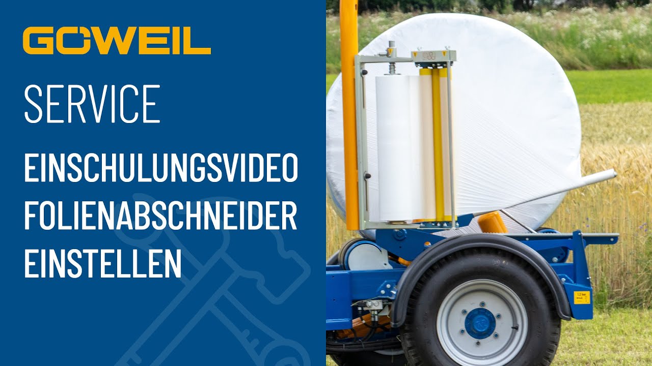 Einschulungsvideo: Folienabschneider einstellen | GÖWEIL