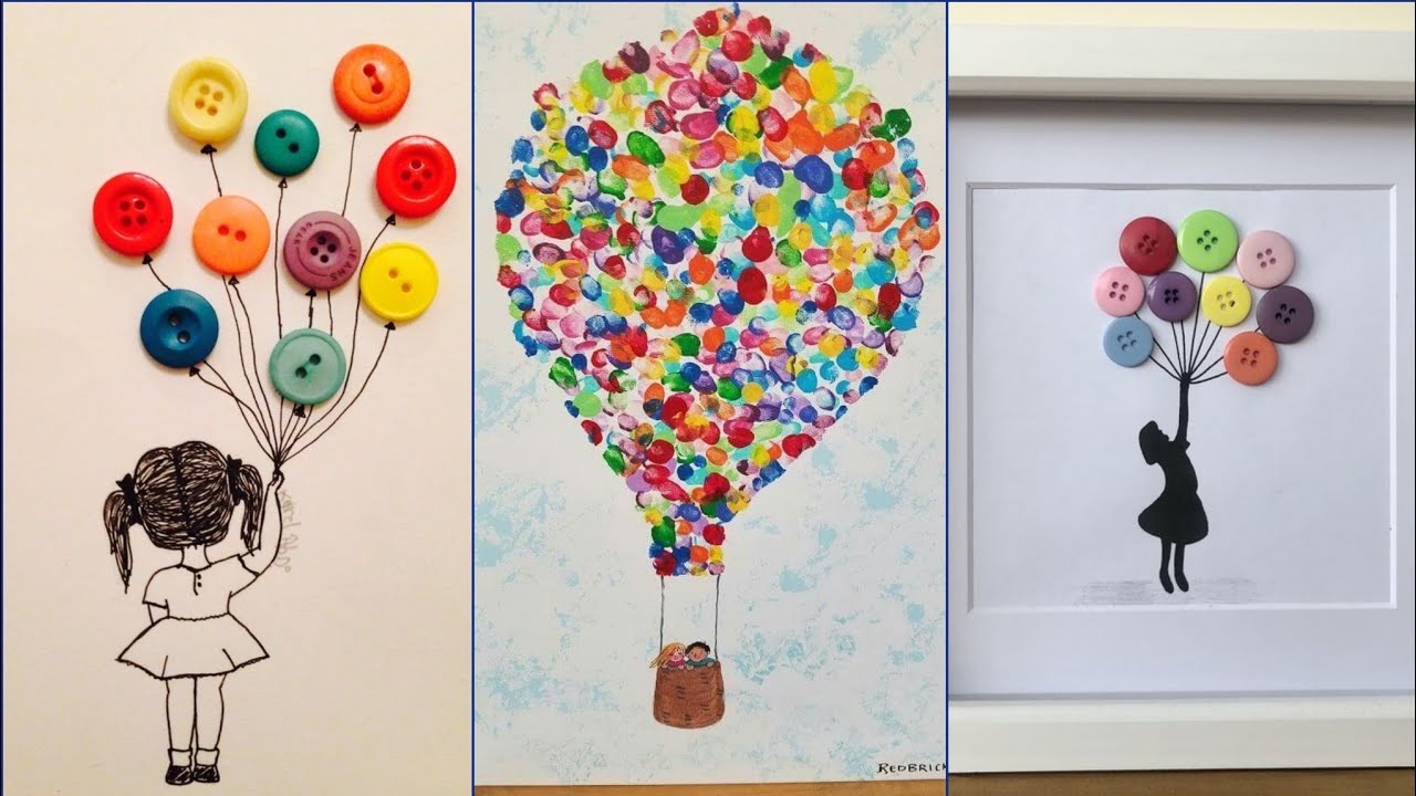 Very creative and outstanding button art and craft ideas #craft #trending #diy #art