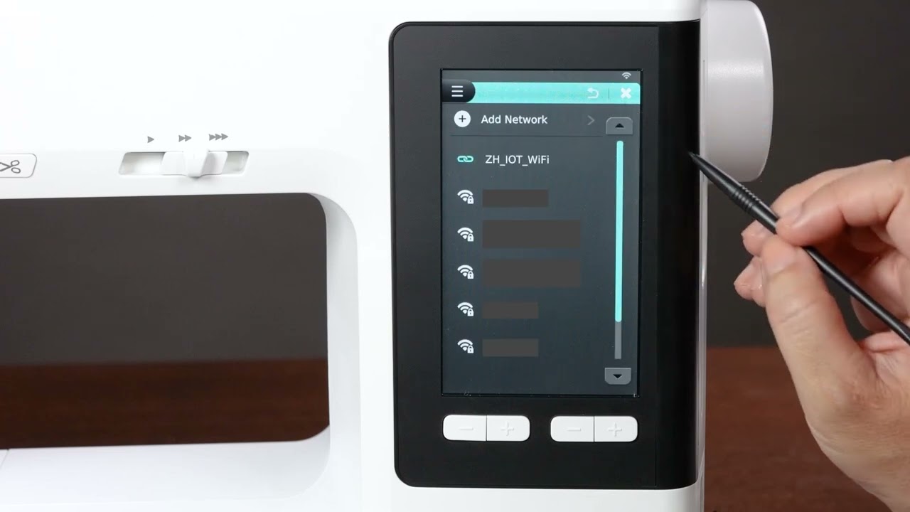 NECCHI C1200 Tutorial - Wi-Fi setting / Creator Series