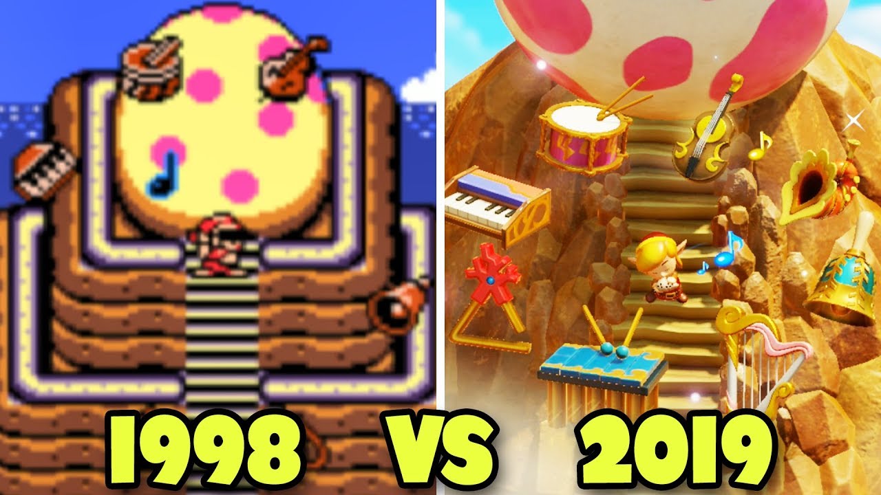 The Evolution of Link's Awakening Final Boss + Ending (1998 vs 2019)
