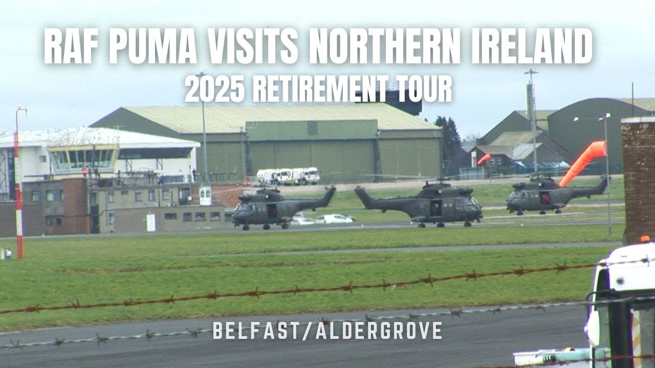 RAF Puma Farewell in Northern Ireland Aldergrove