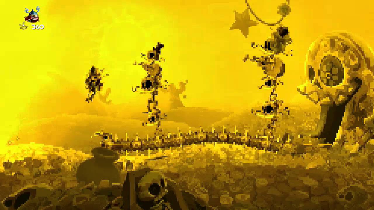 Rayman Legends - Gitarrero Wirbel 8-Bit (Music Level 9) [Xbox One Gameplay]