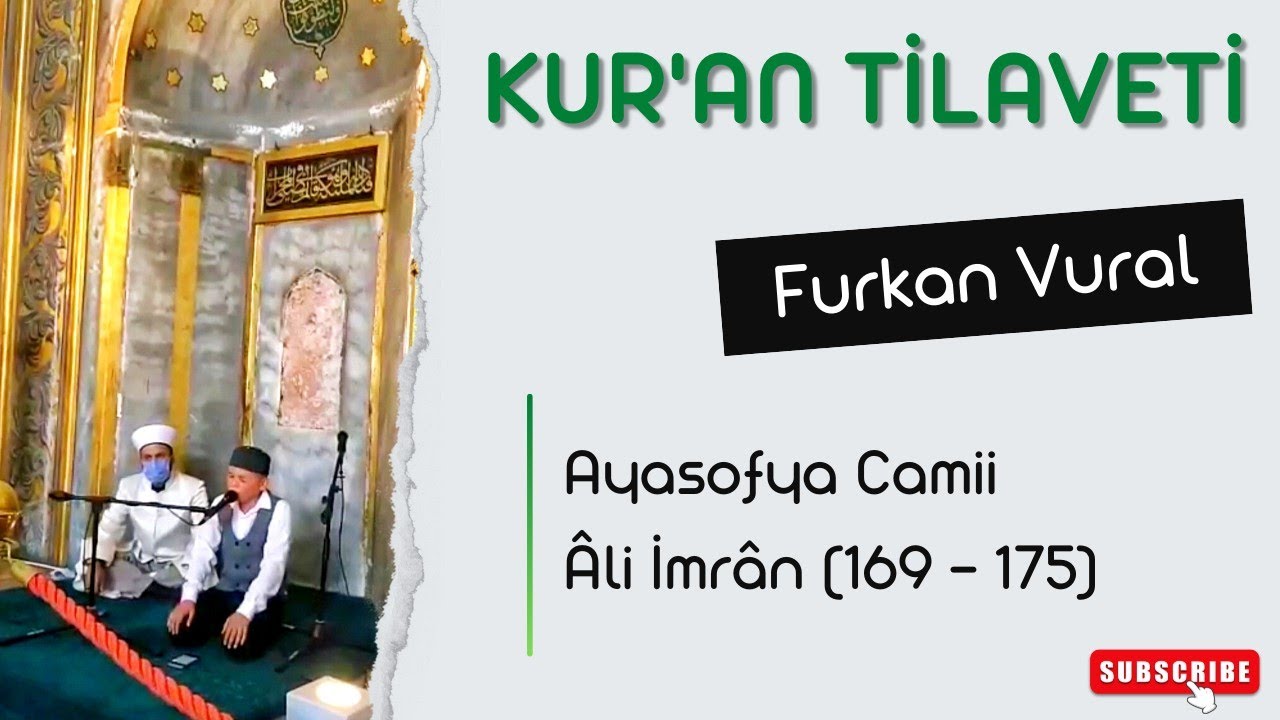 Avrupa 1. Hafız Adayından Ayasofya Mihrabında Kur'an Tilaveti - Furkan VURAL