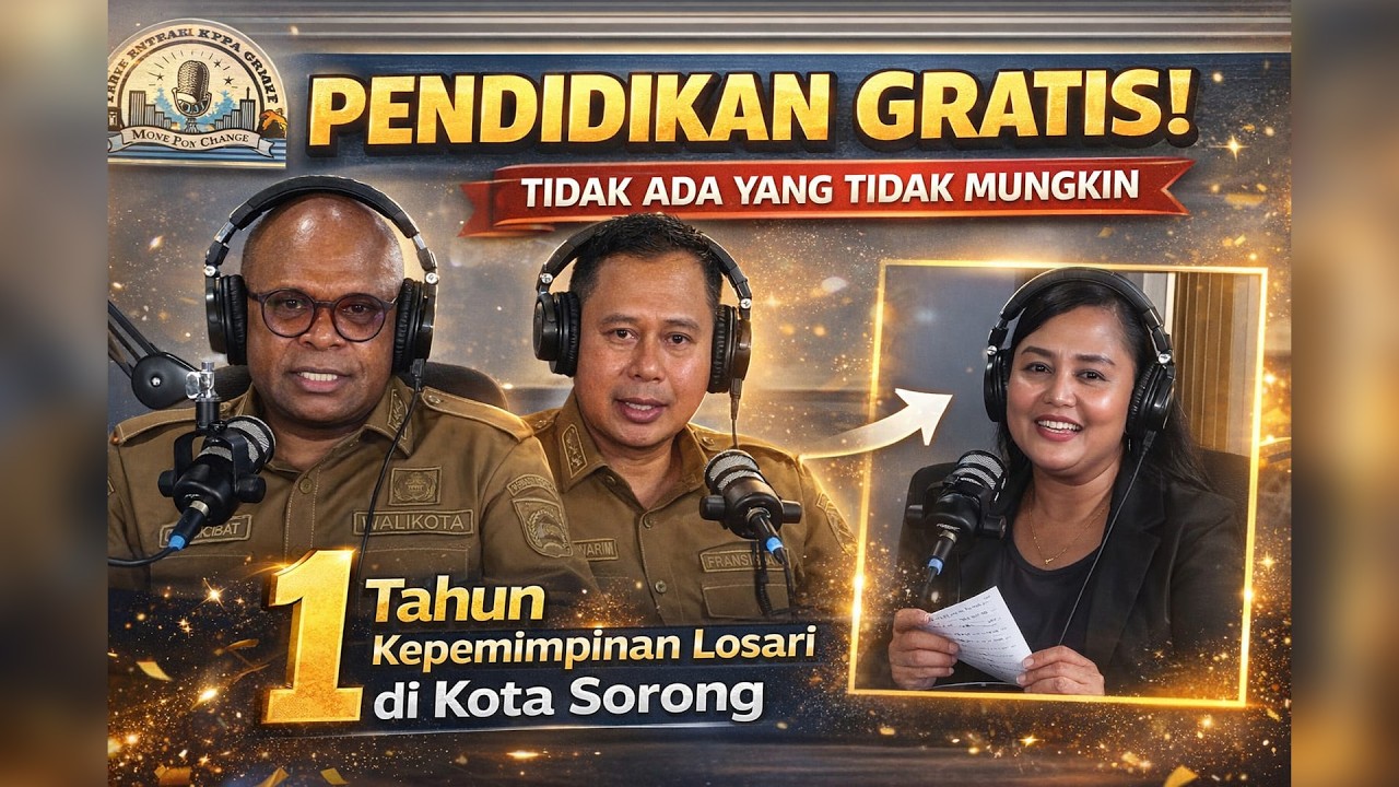 Ini Kata Wali Kota dan Wakil Wali Kota Sorong di Satu Tahun Kepemimpinannya