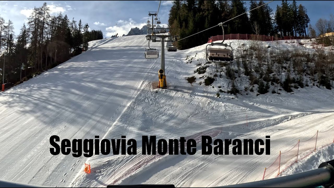 Risalita seggiovia Monte Baranci (inverno)
