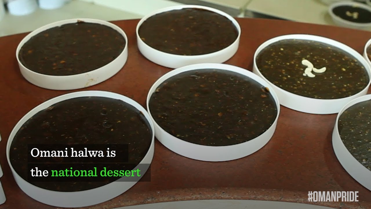Oman's national dessert &mdash; Omani halwa