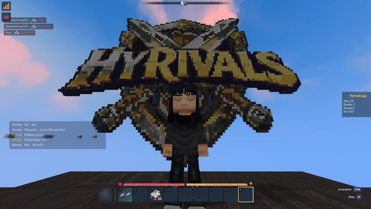hytale - play.hyrivals.gg - 17 kill streak