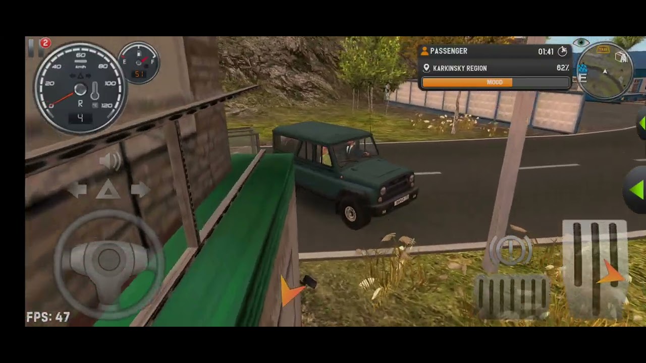 UAZ Russian Driver: Cargo damage 70%, Passenger left the car!