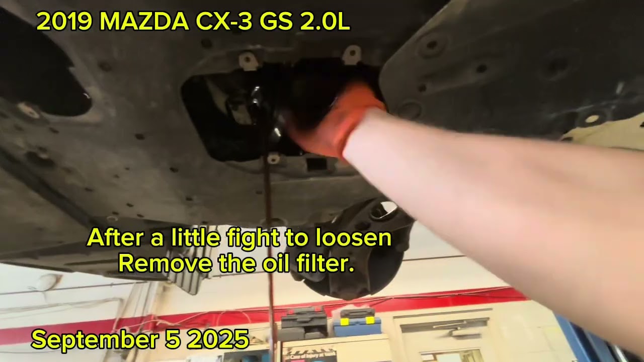 2019 MAZDA CX 3 GS 2.0L OIL & FILTER CHANGE