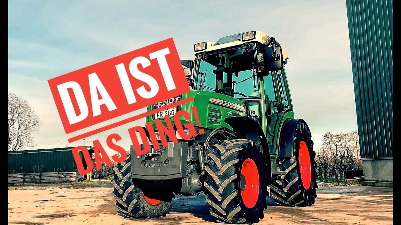 Obsthof Raddatz - Endlich ist er fertig unser Fendt 208V!!!
