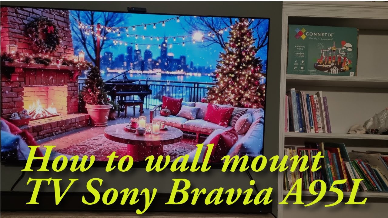 Unboxing Sony Bravia XR A95L & Step-by-Step Wall Mount | Best 4K OLED TV on the market 2024