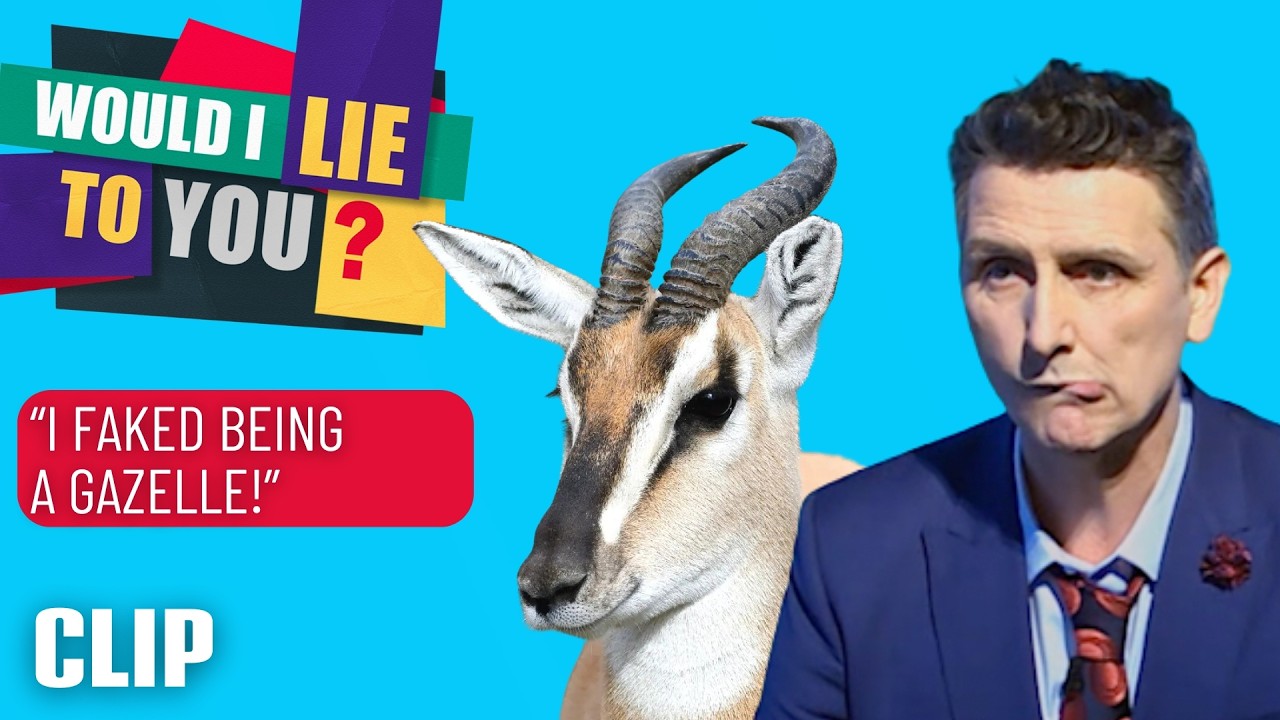 Living in a gazelle fantasy land! 🏕️ | Would I Lie To You Australia | S2 Ep 08 | Clip