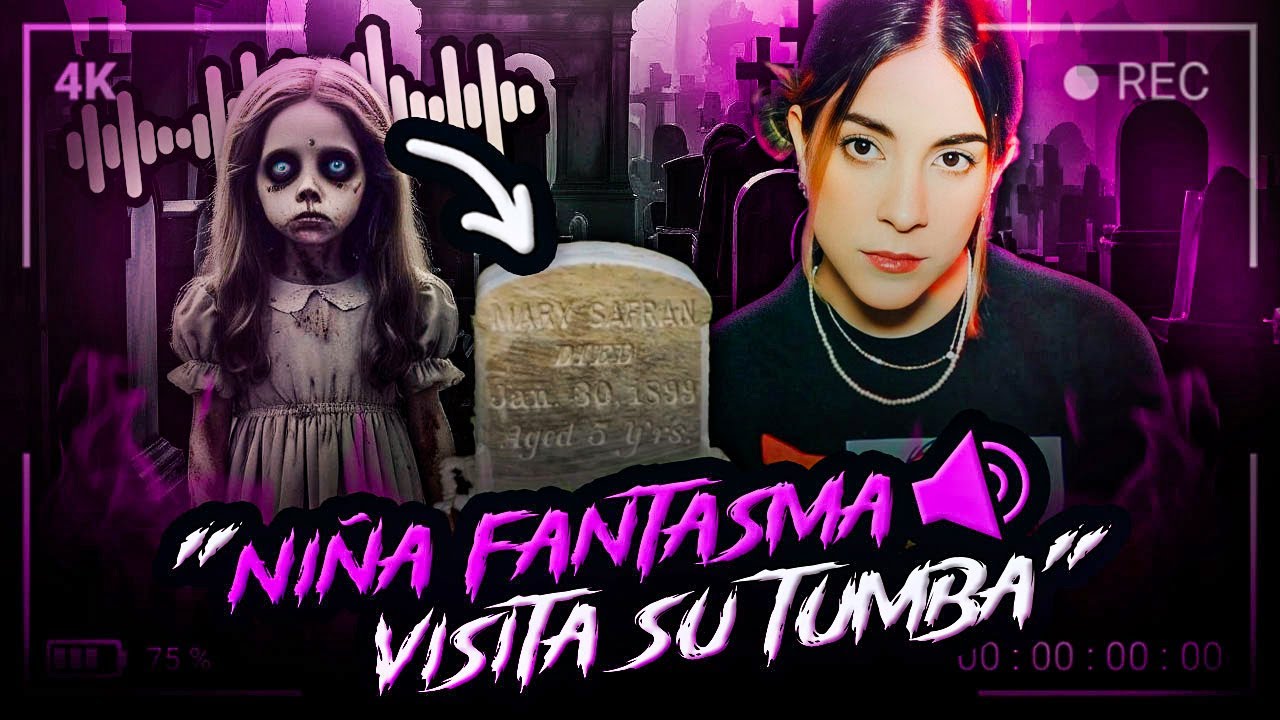 PSICOFONÍA DE NIÑA FANTASMA EN SU TUMBA! | HeyEstee