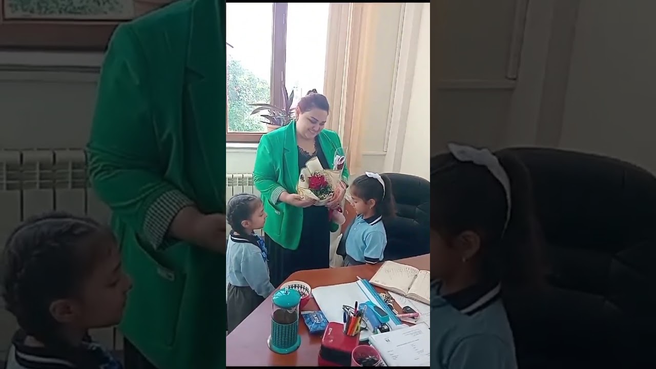 124 saylı tam orta məktəb. 1A sinifi.Müəllimlər günü.05.10.2024
