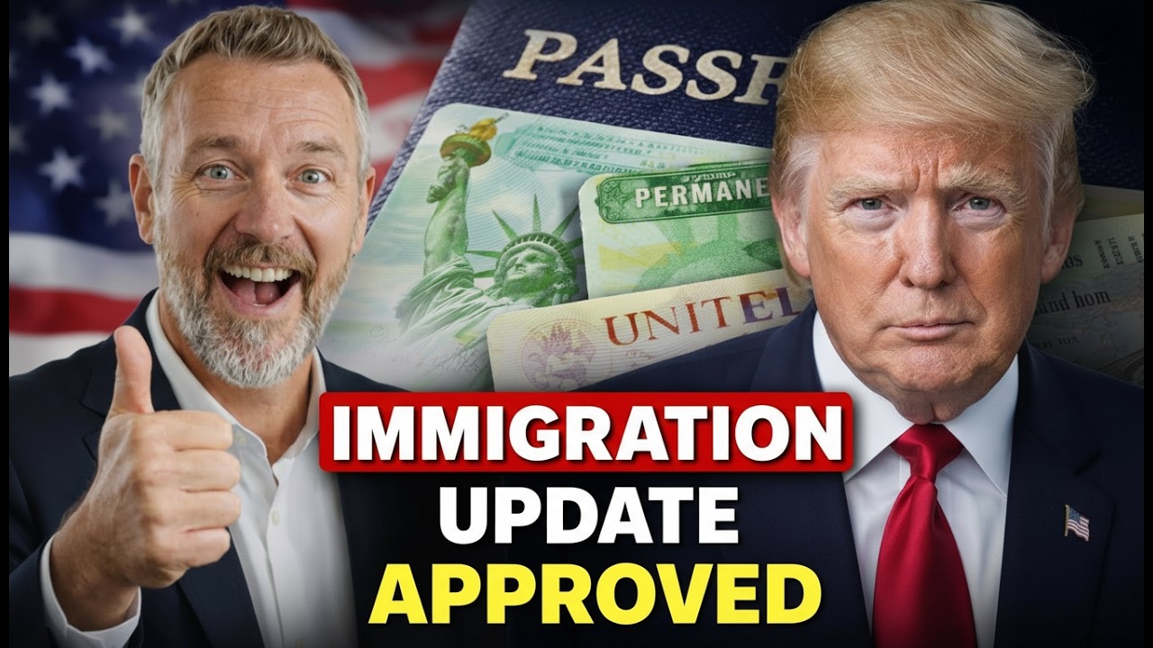 JUST APPROVED BIG U S  IMMIGRATION UPDATE for Green Card & Visa Holders