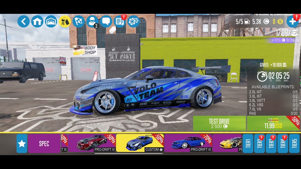 carx drift racing 2 all cars