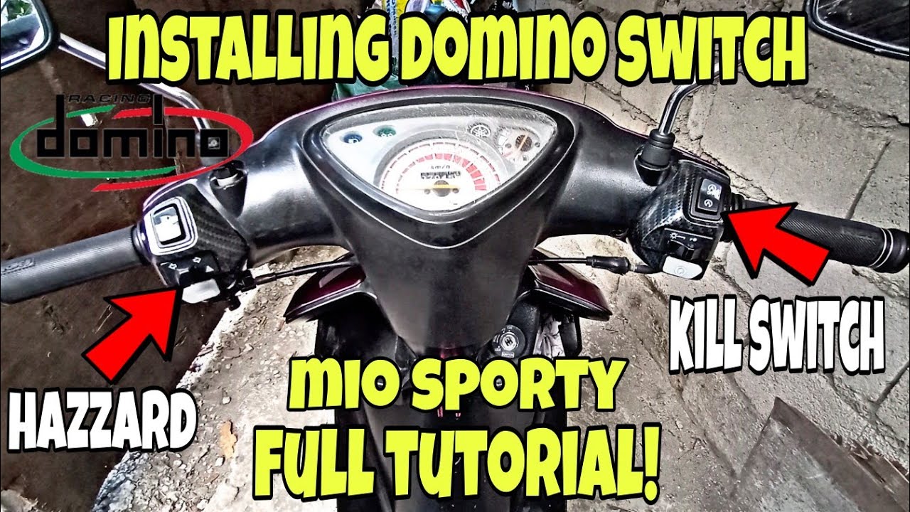 Installing Domino Switch On Yamaha Mio Sporty | Nonpro Mechanic