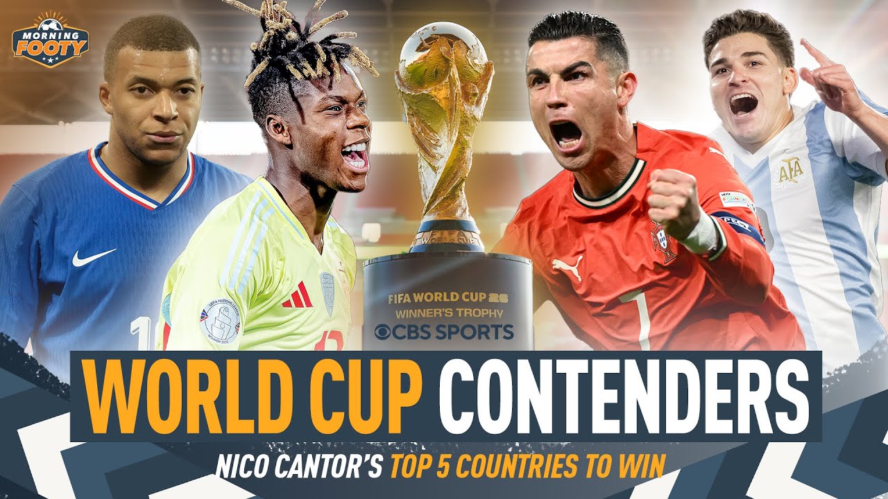 TOP 5 COUNTRIES that CAN WIN the 2026 World Cup 🏆 | Argentina FAVORITES? | Where is ENGLAND? | MF