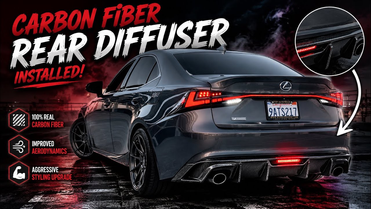 How to Install A Carbon Fiber Rear Diffuser