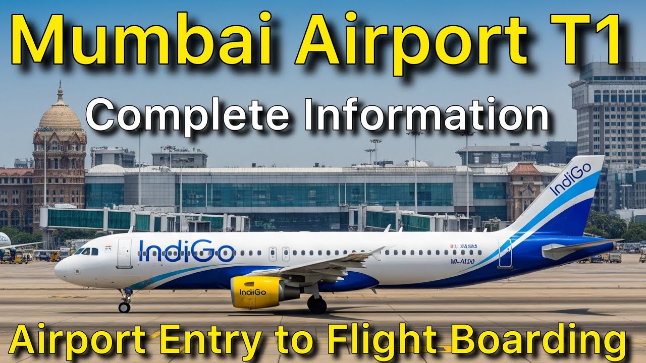 Mumbai Airport Terminal 1 Entry Gate to Flight Boarding Complete Information